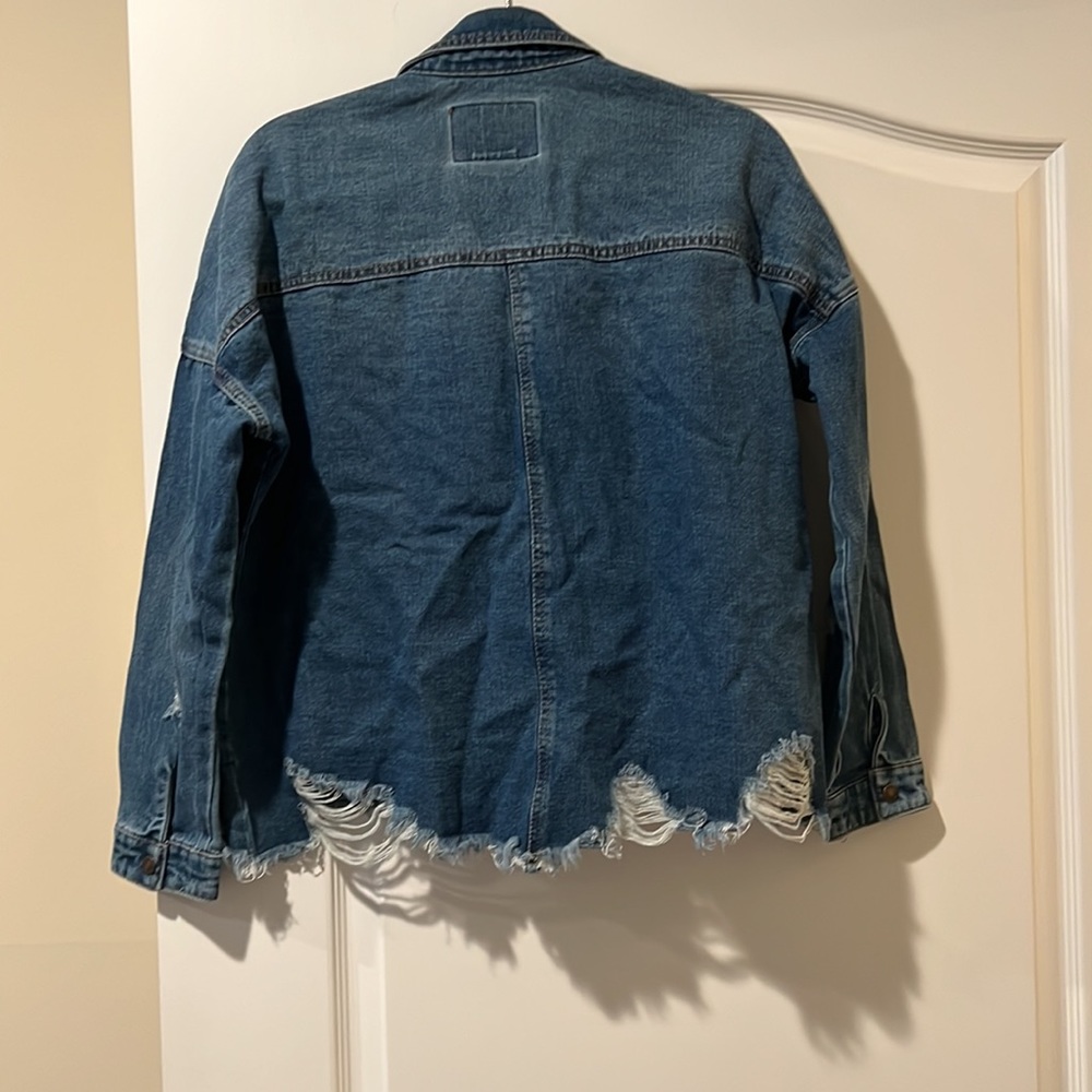 Distressed Jean Jacket - Picture 11 of 11